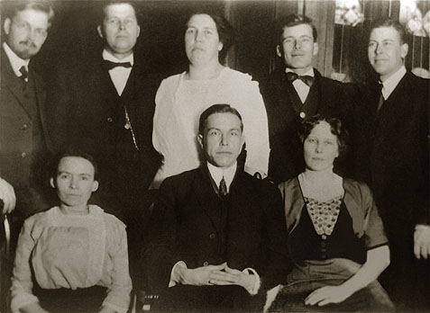 Children of Ellen and Lewis N. Johnson with spouses.