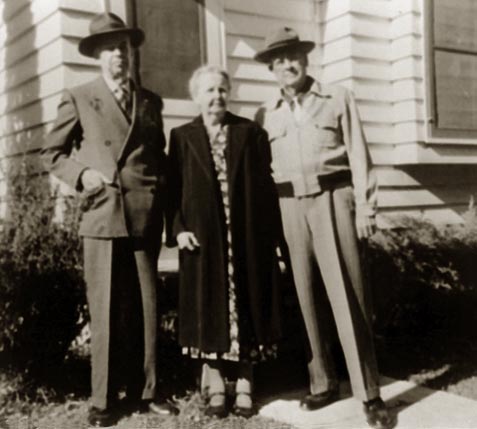 Johnson siblings Joseph, Annie and Alexander.