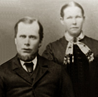 Ellen and Lewis N. Johnson 1886.