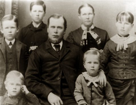Ellen and Lewis N. Johnson family.