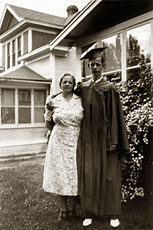 Gjertrud and Arthur Pie, USA, ca. 1940.